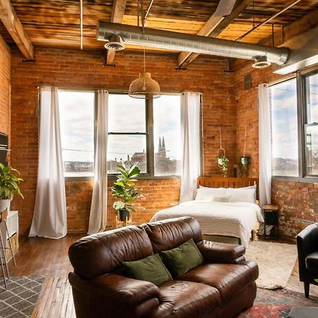 420 Friendly Canada Bridge View Loft Downtown Free Parking Detroit Exterior foto